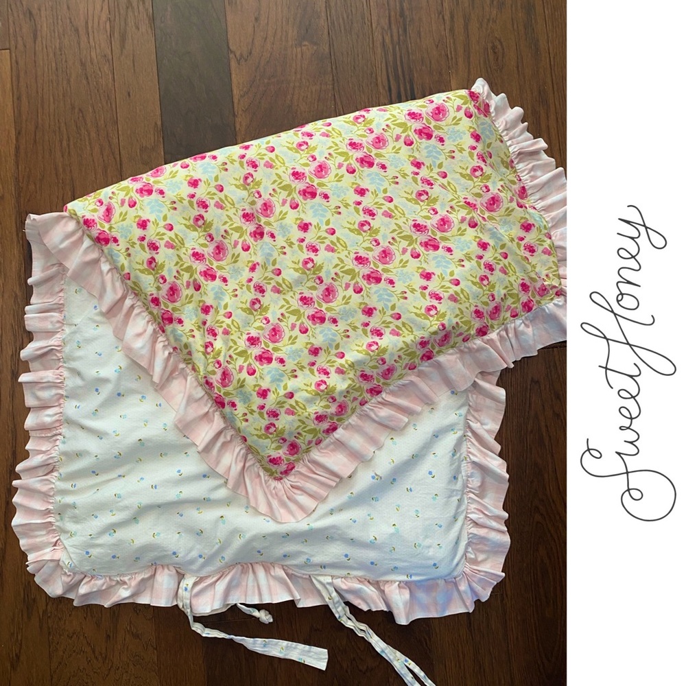 SweetHoney Nap Mat with Roses print